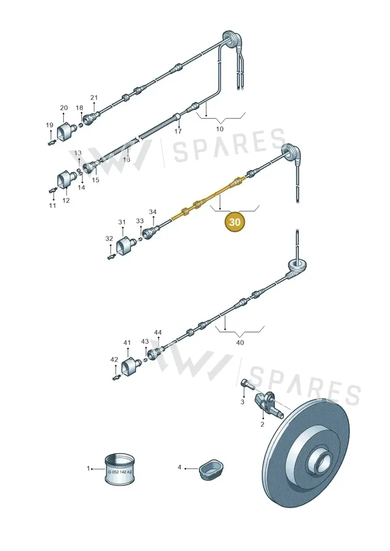 1K0927904BA — SEAT Altea XL (2013-) diagram 409927010, position 30