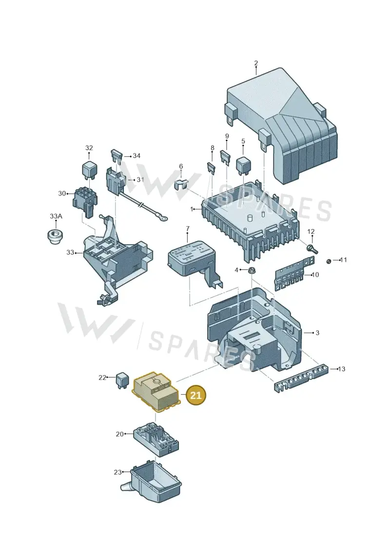 1K0937311B — Volkswagen Sharan BlueMotion (2015-2022) diagram 863937000, position 21