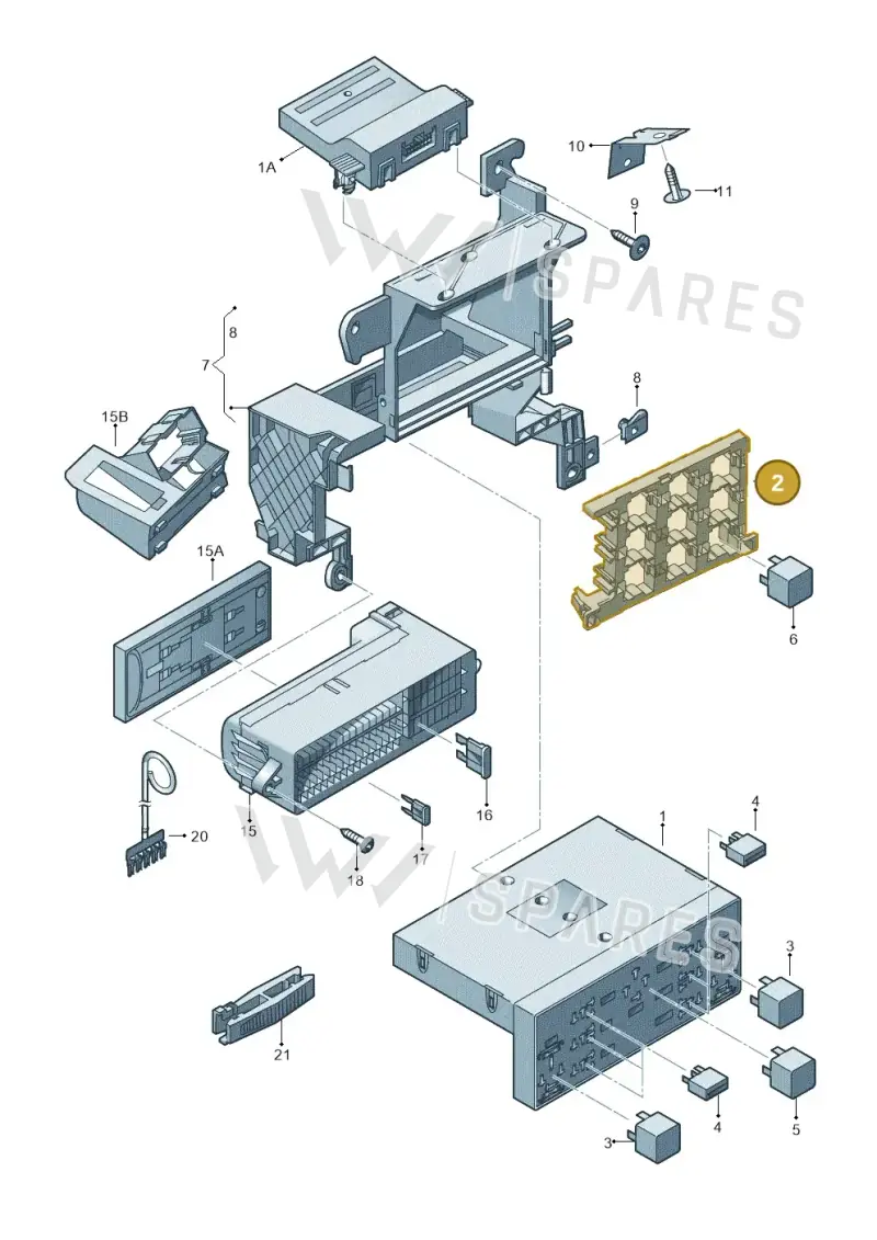 1K0937503A — SEAT Altea XL (2013-) diagram 409937000, position 2