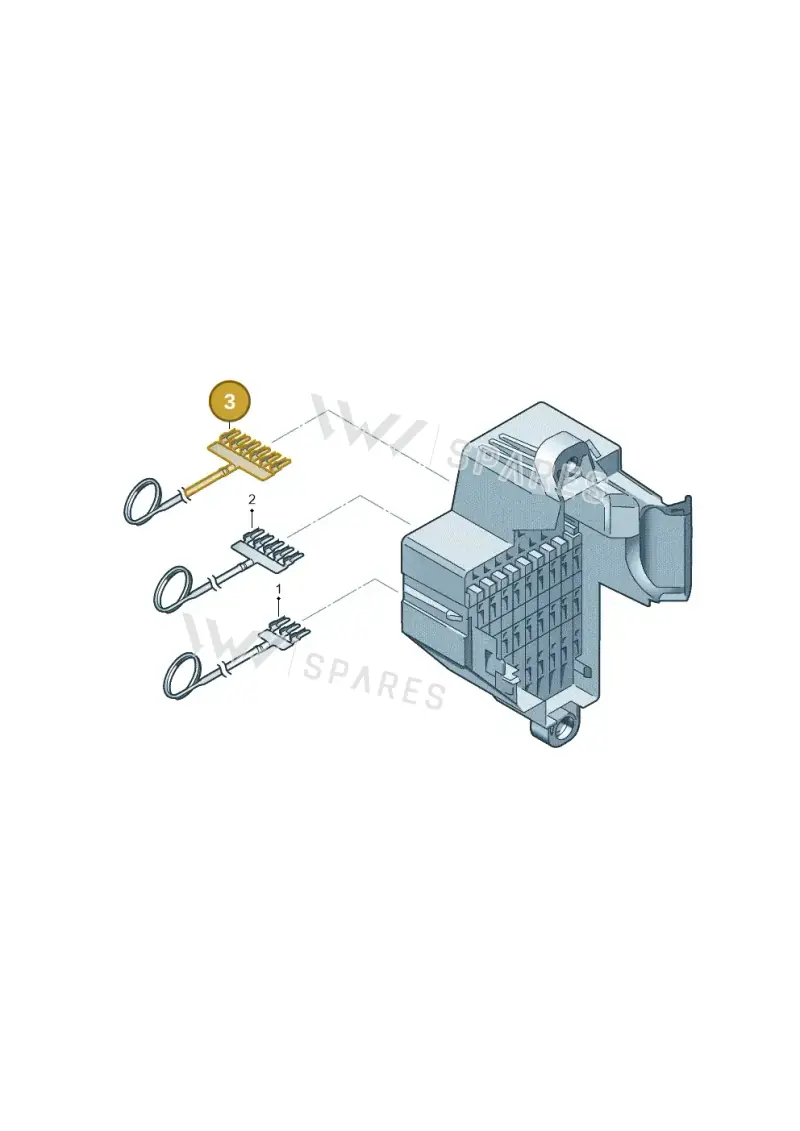 1K0937524 — Volkswagen Scirocco 2.0 (2014-2017) diagram 474972100, position 3