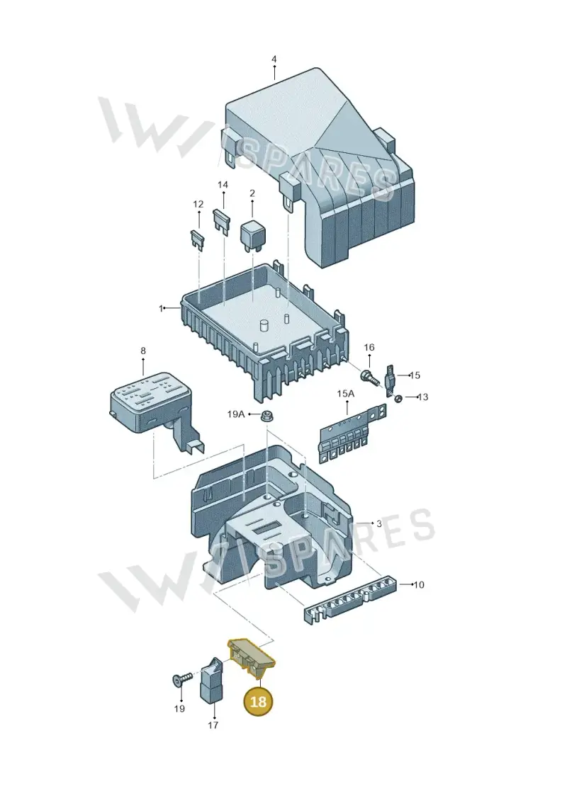 1K0937540C — Volkswagen Golf Cabriolet (2011-2016) diagram 718937200, position 18