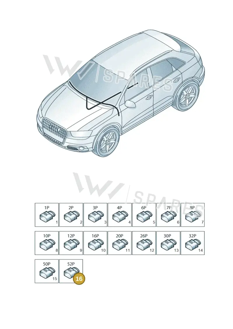1K0937702D — Audi Q3 1.4 (2016-) diagram 728971820, position 16