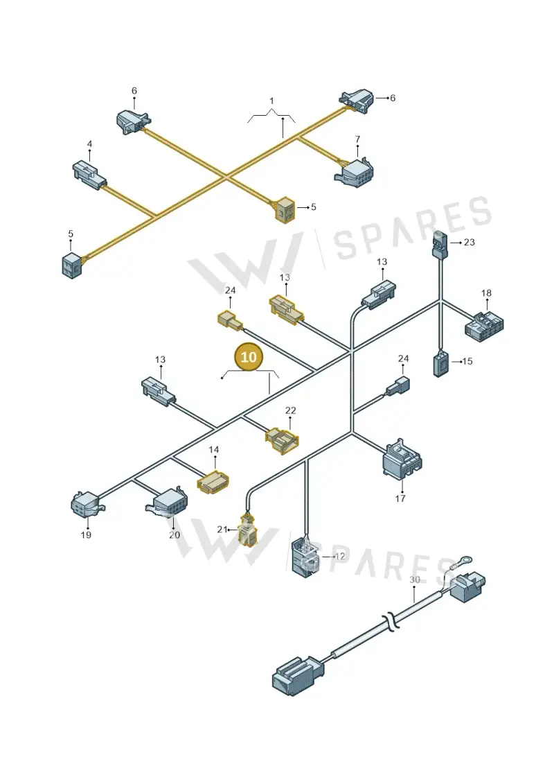 1K0971392FF — SEAT Altea XL (2013-) diagram 420972260, position 10