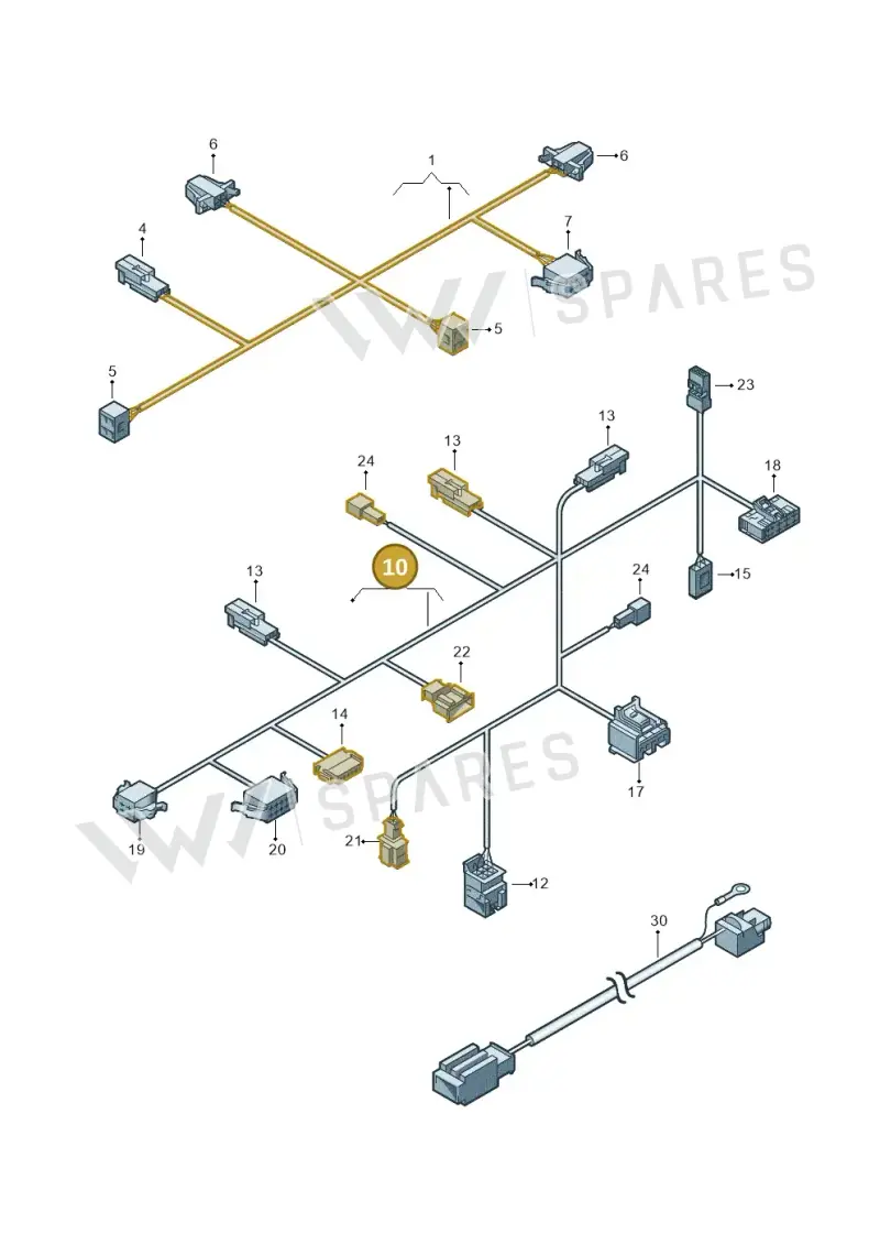 1K0971392FJ — SEAT Altea XL (2013-) diagram 420972260, position 10