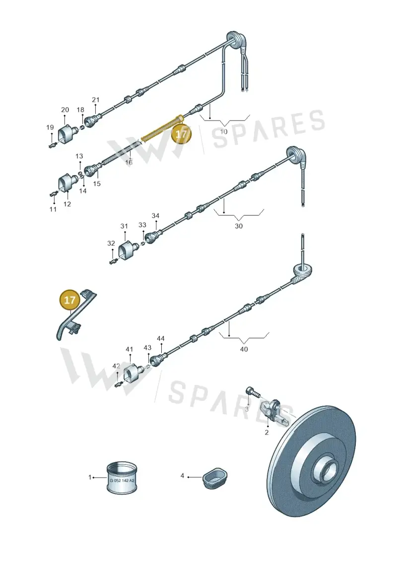 1K0971615CM — Skoda Yeti (2013-2017) diagram 632927010, position 17