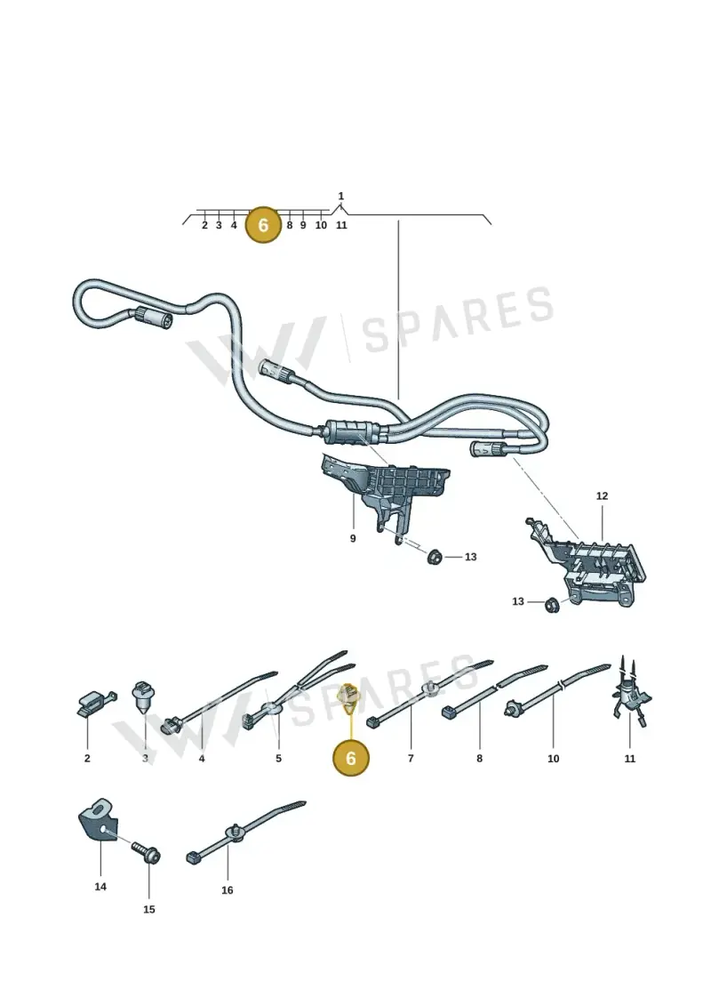 1K0971838A — Audi Q6 e-tron (2023-2025) diagram f5s970100, position 6