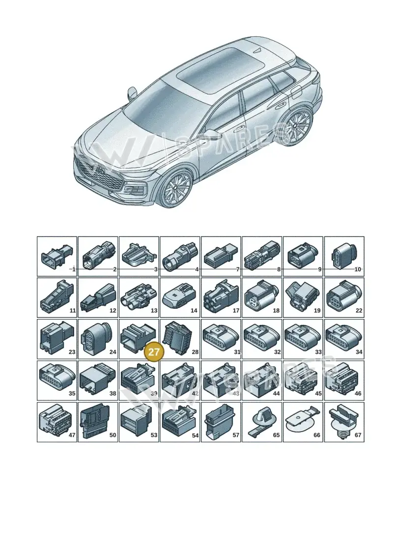 1K0971992 — Audi Q6 e-tron (2023-2025) diagram f5s971820, position 27