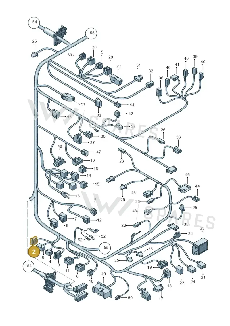 1K0972117 — SEAT Altea XL (2013-) diagram 418971840, position 2