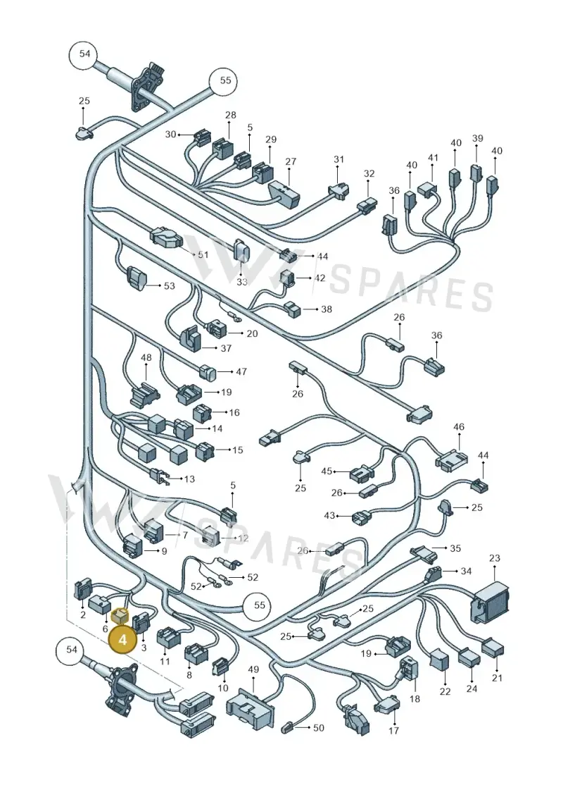 1K0972641 — SEAT Altea XL (2013-) diagram 418971840, position 4