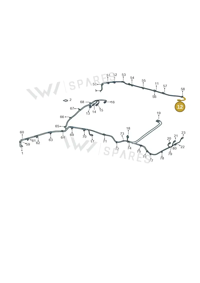 1K0972703 — Skoda Rapid (2012-2022) diagram 740971900, position 12