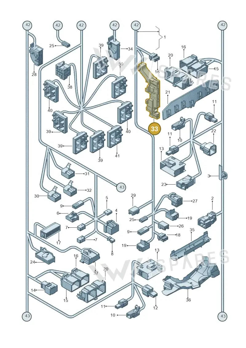 1K0972723A — Volkswagen New beetle (2011-2016) diagram 715971830, position 33