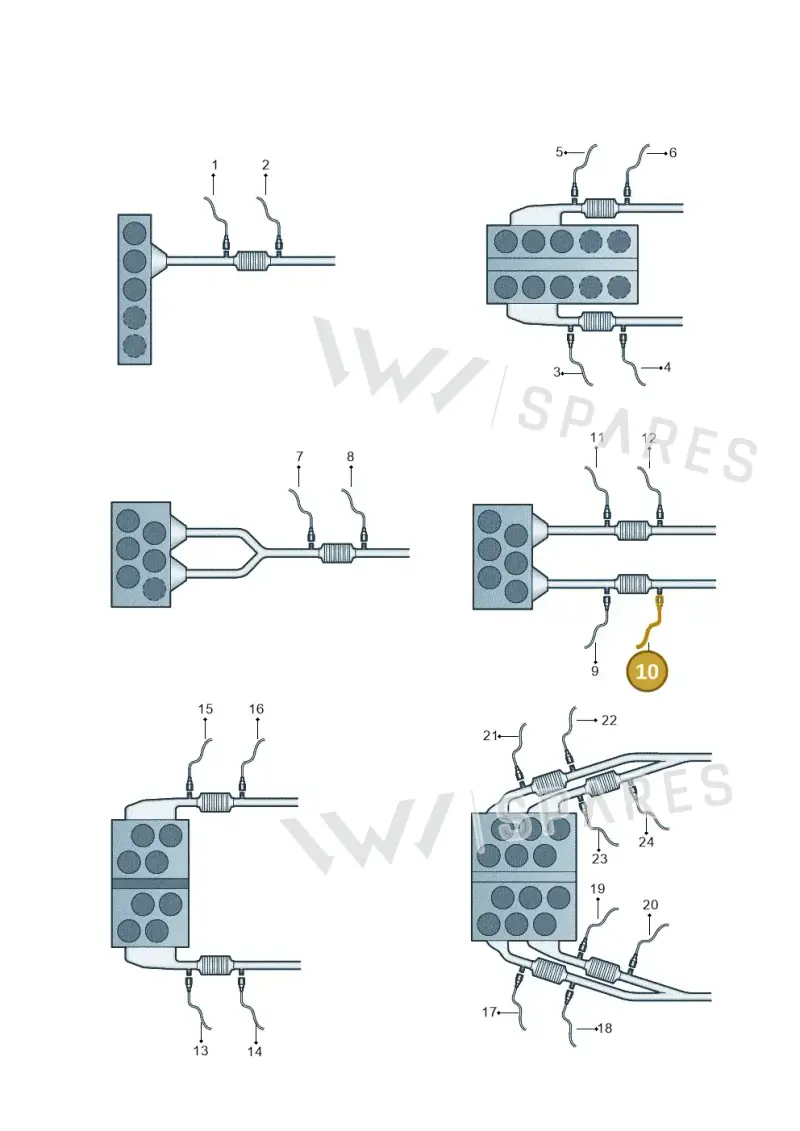 1K0998262E — Volkswagen Touareg (2012-2014) diagram 274906100, position 10