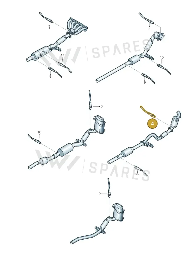 1K0998262L — Volkswagen Jetta (2013-2014) diagram 715906100, position 4