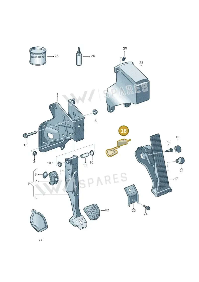 1K1721913K — Volkswagen Sharan BlueMotion (2015-2022) diagram 634721600, position 18