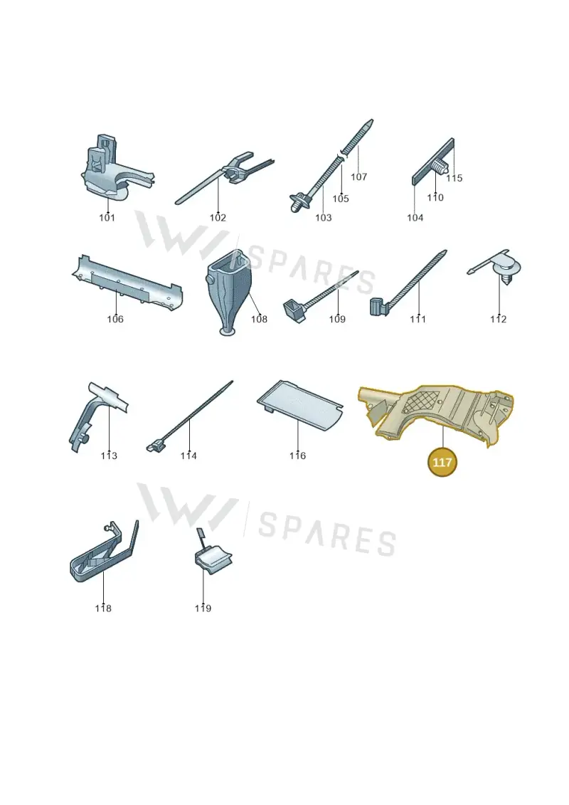 1K2971822D — Skoda OCTAVIA/COMBI/4X4      04> (2004-) diagram 419971840, position 117