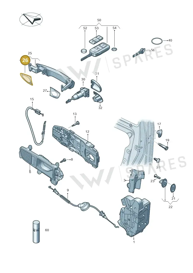1K8837210C9B9 — Volkswagen New Passat (2015-2022) diagram 691837000, position 26