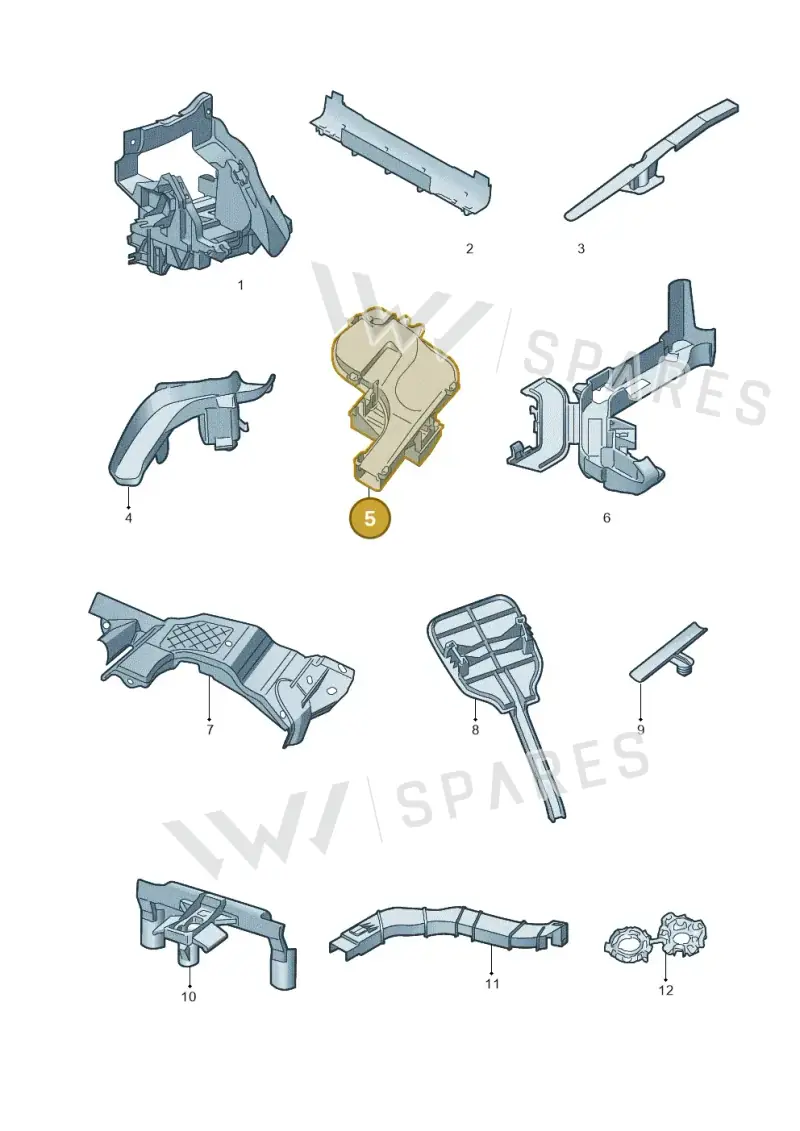1K8971616 — Volkswagen Eos BlueMotion (2010-2015) diagram 712971810, position 5