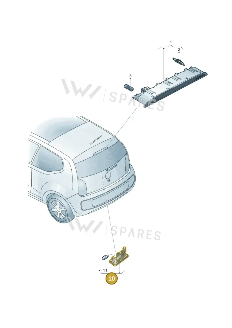 1K9943021D — Skoda Fabia (2014-2022) diagram 797943000, position 10