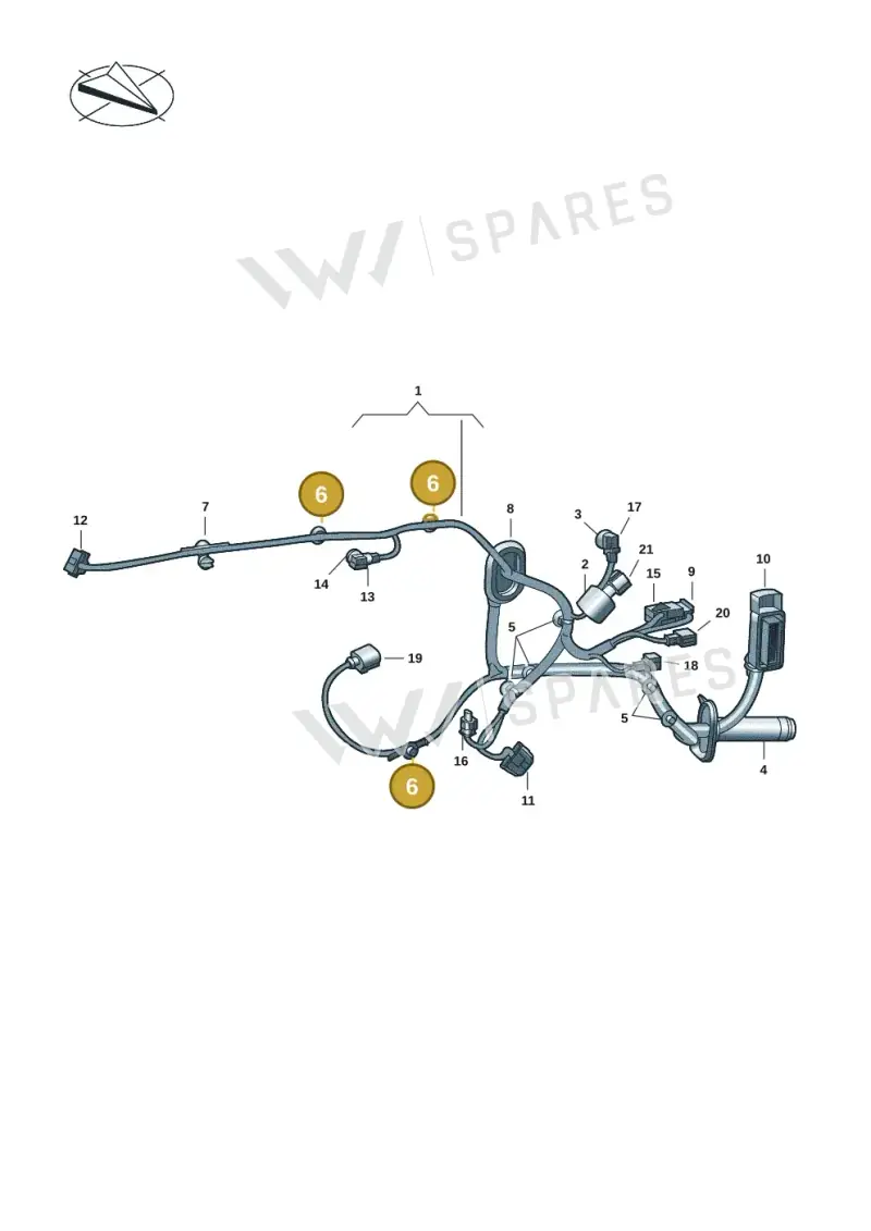 1M0971843 — Volkswagen Multivan (2021-) diagram 7t0972300, position 6