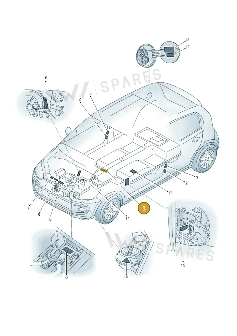 1S0000297 — Skoda Citigo (2019-2021) diagram 899010000, position 1