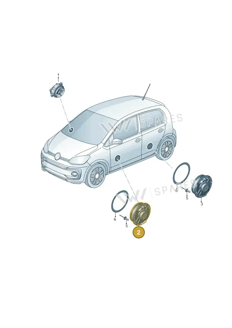 1S0035453A — Skoda Citigo (2019-2021) diagram 899035350, position 2