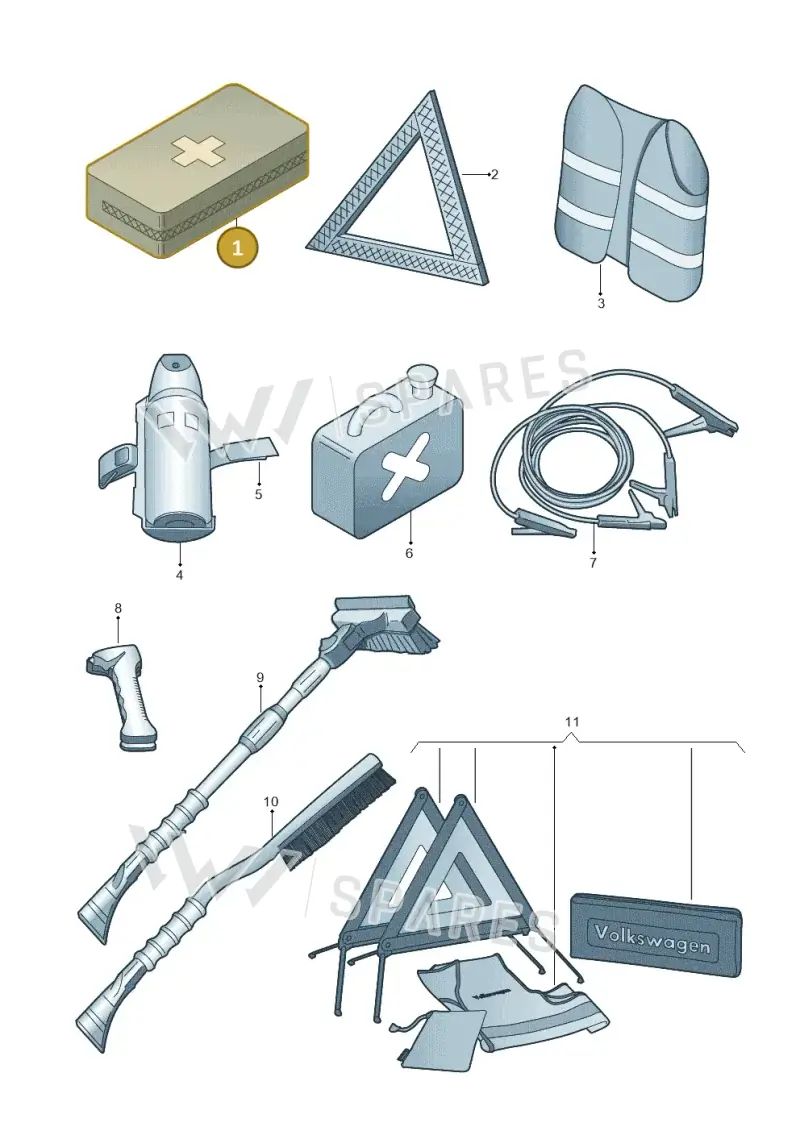 1S0093108A — Volkswagen Passat Estate (2023-2025) diagram 827093010, position 1