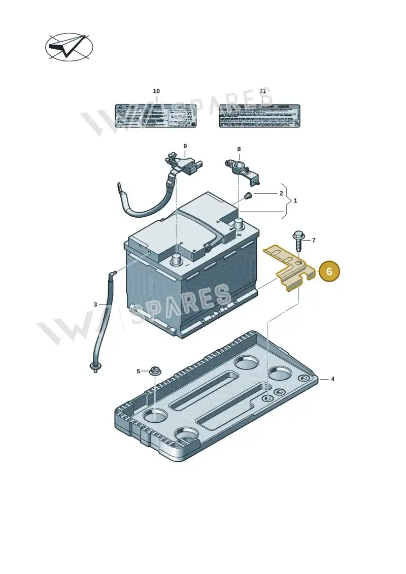 1S0803123 — Volkswagen Passat estate (2023-) diagram 3j0915020, position 6