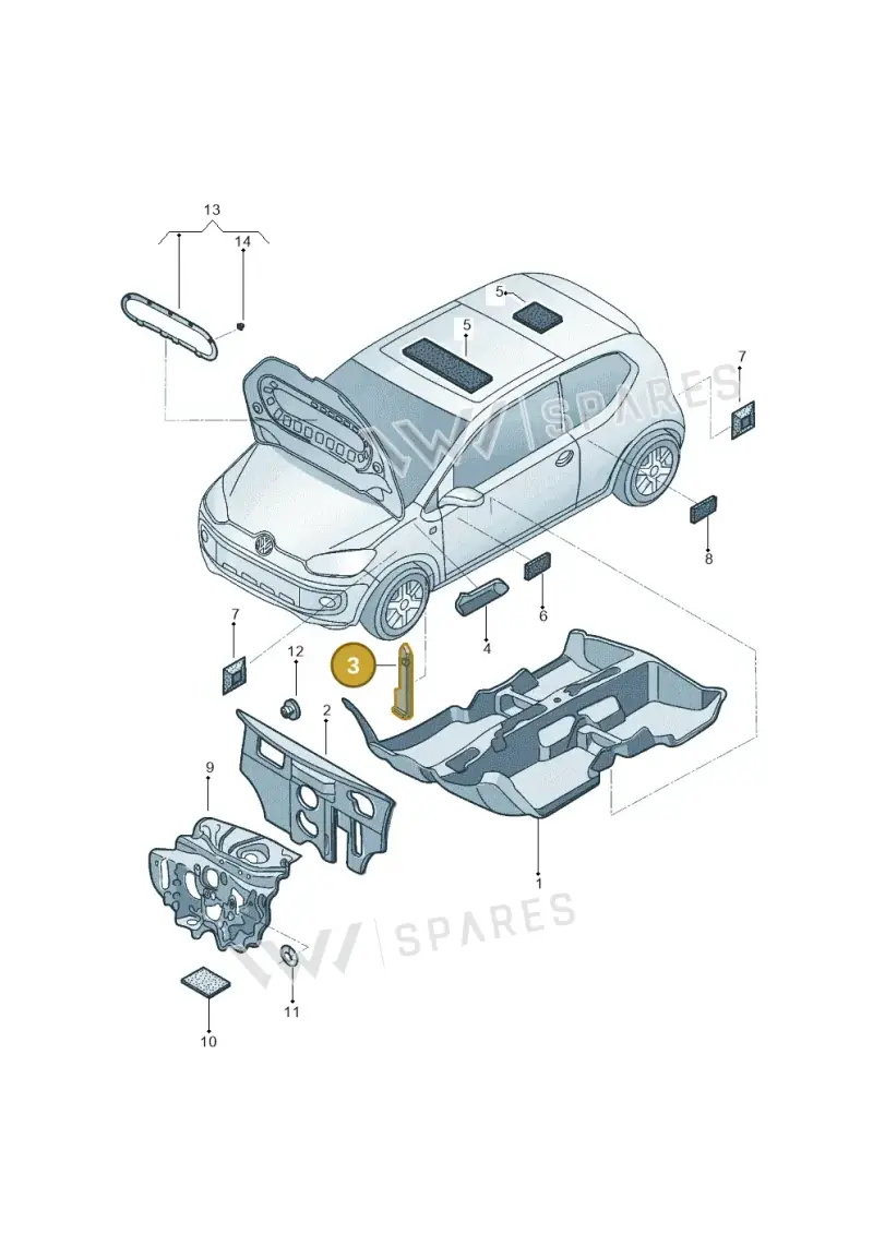 1S0864236B — Volkswagen Up! 1.0 TSI (2013-2017) diagram 559863200, position 3