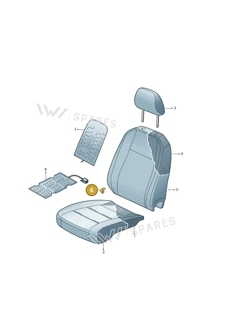 1S0881451 — Volkswagen Multivan (2021-) diagram 861881700, position 6