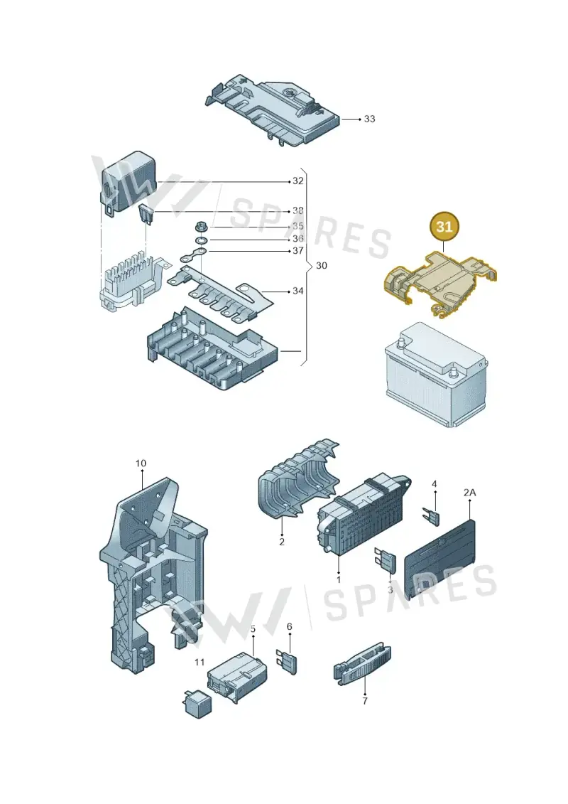 1S0915345 — Volkswagen Gran Santana (2015-2019) diagram 756937000, position 31