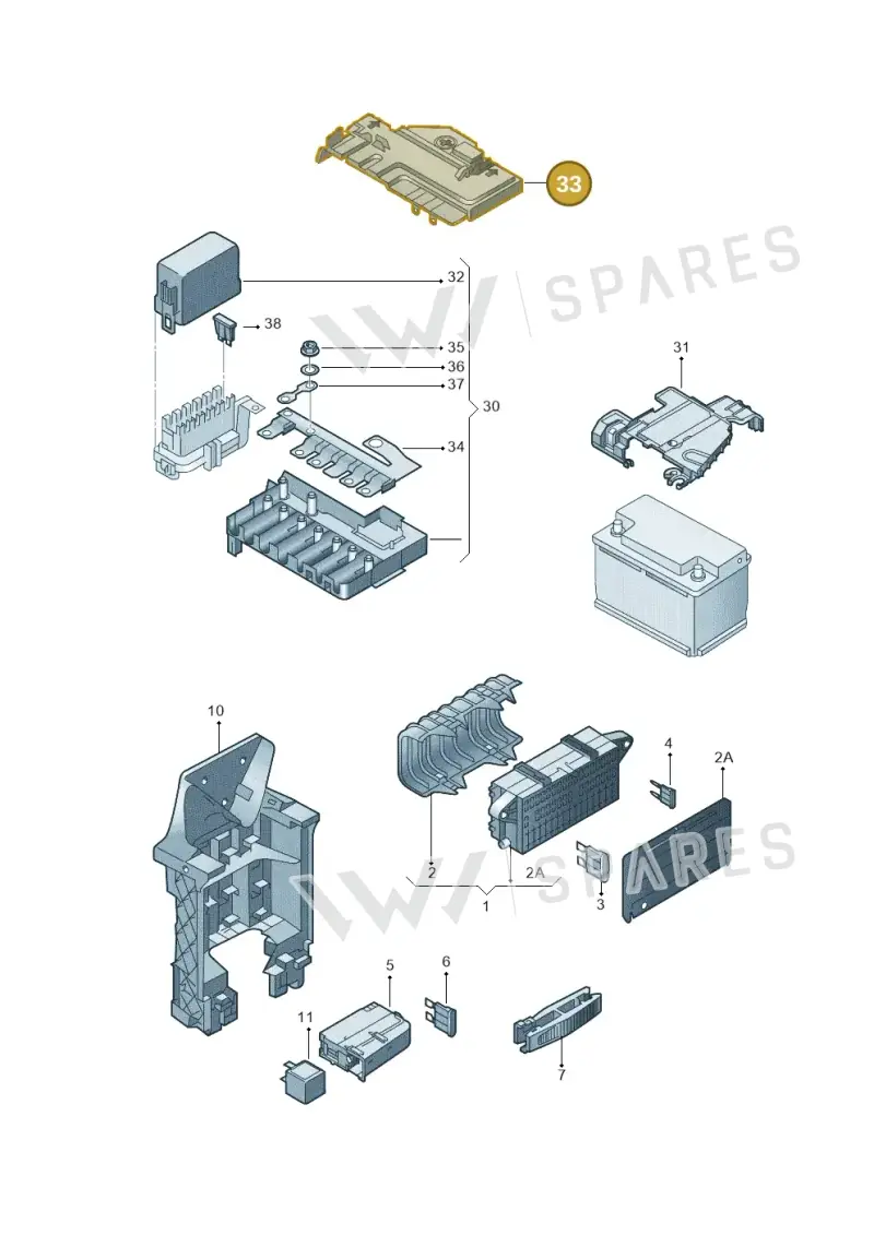 1S0915429 — SEAT Mii (2011-2019) diagram 723937000, position 33