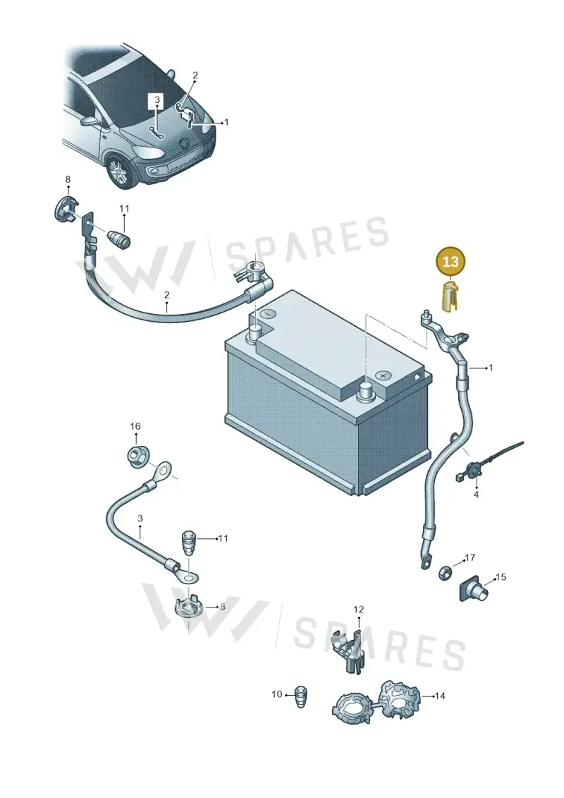 1S0915429B — Volkswagen Up! 1.0 TSI (2013-2017) diagram 723971010, position 13