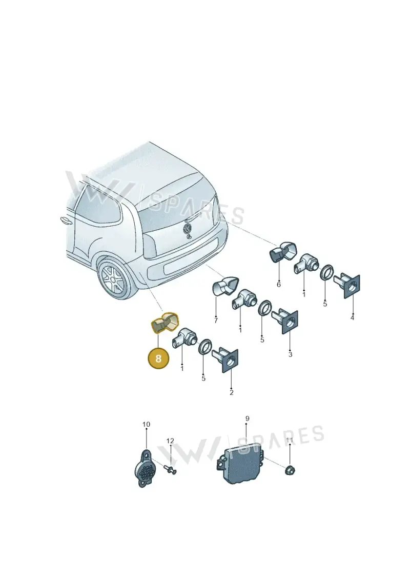 1S0919079A — Volkswagen Up! 1.0 TSI (2013-2017) diagram 559919000, position 8