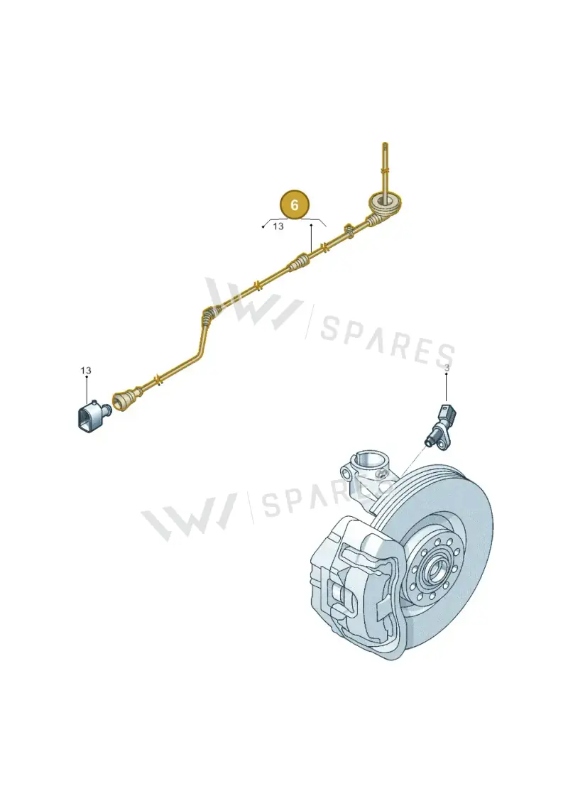 1S0927903E — Volkswagen Up! 1.0 TSI (2013-2017) diagram 559927000, position 6