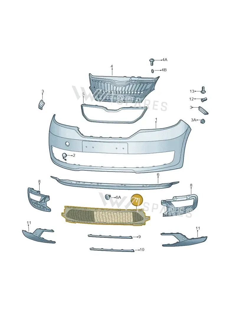 1ST853677E9B9 — Skoda Citigo (2019-2021) diagram 583807000, position 7