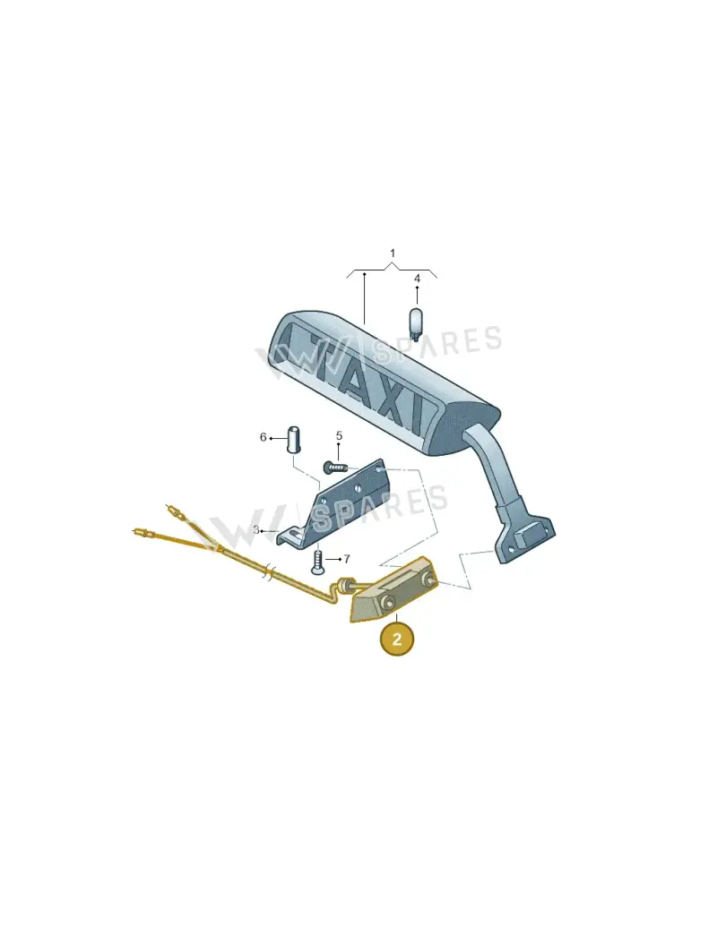 1T0919935C — Volkswagen Sharan BlueMotion (2015-2022) diagram 477941900, position 2