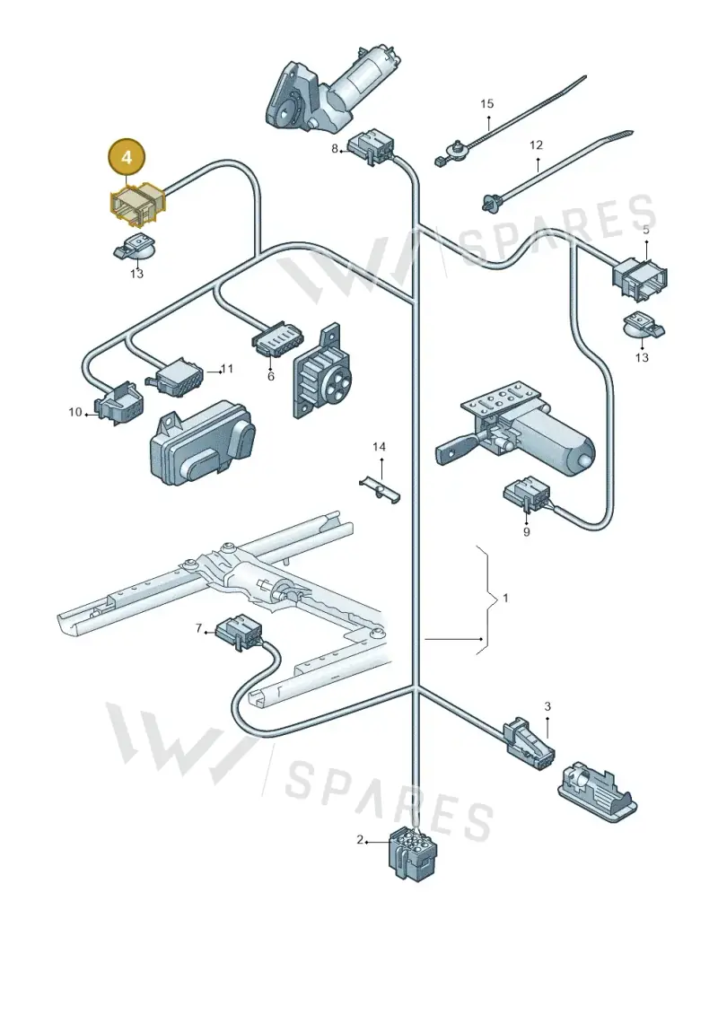 1T0971582F — Audi Q3 (2014-2019) diagram 728972120, position 4