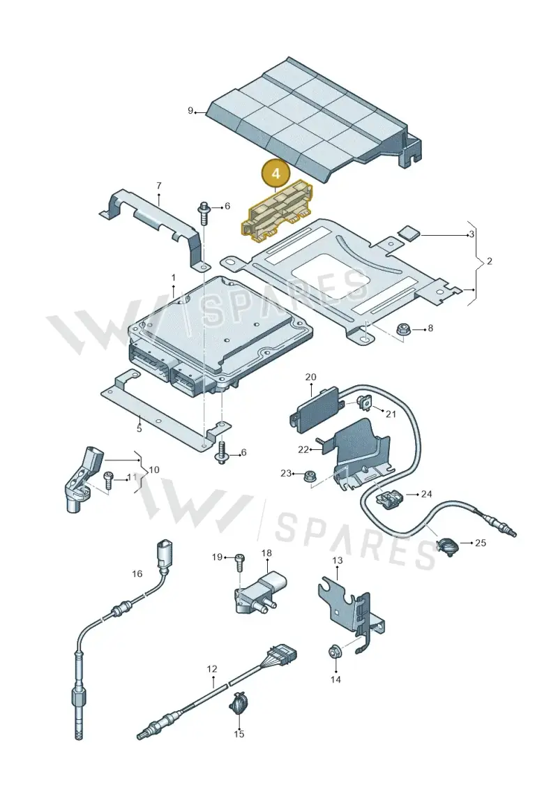 1T0971739G — Audi Q3 (2014-2019) diagram 855906050, position 4