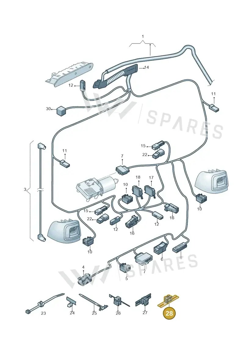 1T0971843A — Volkswagen Sharan (2015-2022) diagram 689972840, position 28