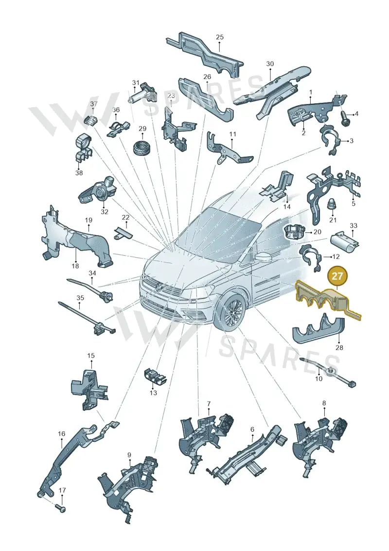 1T0971865D — Volkswagen Caddy kombi (2015-2020) diagram 866971840, position 27