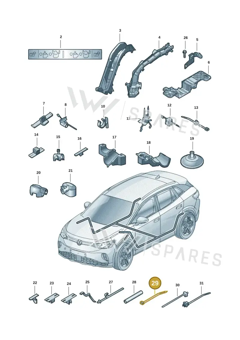 1T0971889 — Volkswagen ID.6 X (2021-) diagram 12d971087, position 29