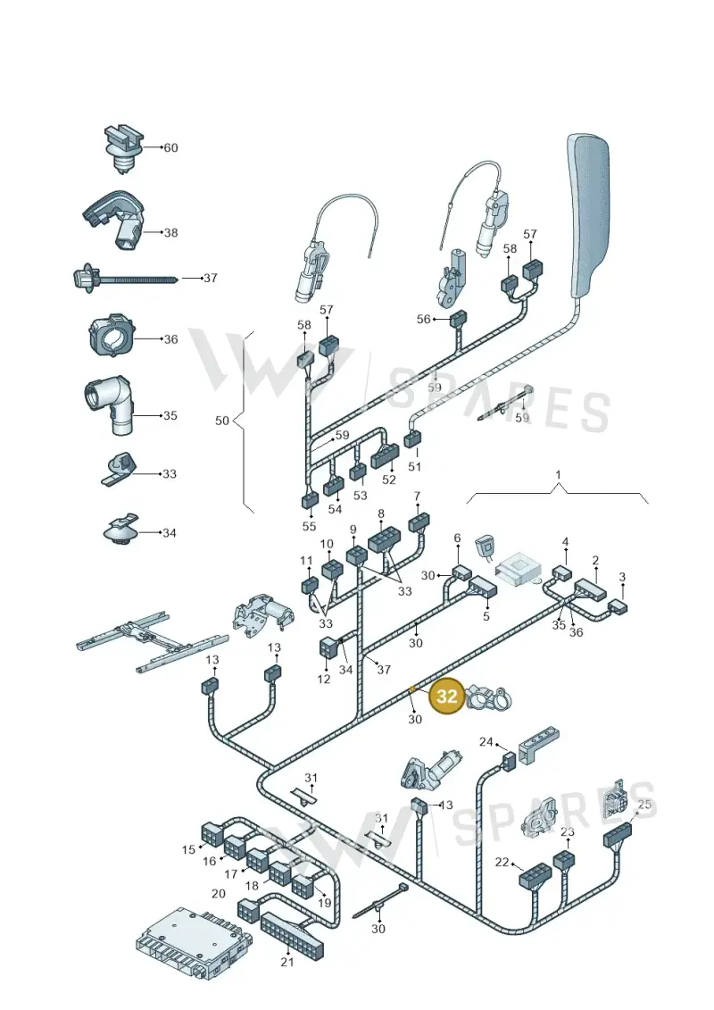 1T0971896A — Skoda OCTAVIA/COMBI/4X4      04> (2004-) diagram 419972260, position 32