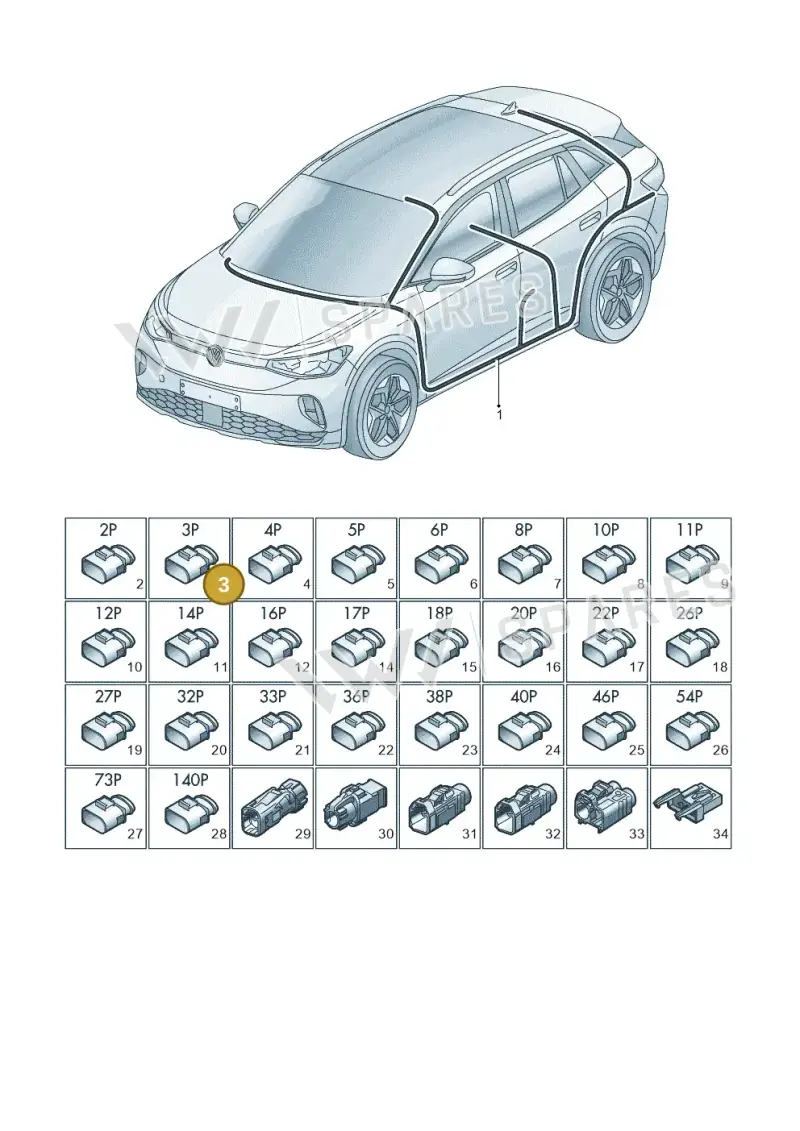 1T0972703 — Volkswagen ID.4 Pro (2020-2023) diagram 11a971090, position 3