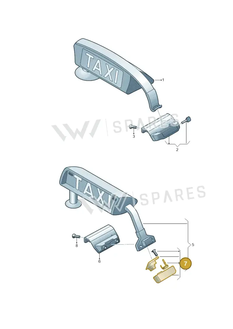 1T0998215 — Volkswagen Golf 2.0 (2016-2020) diagram 763941800, position 7