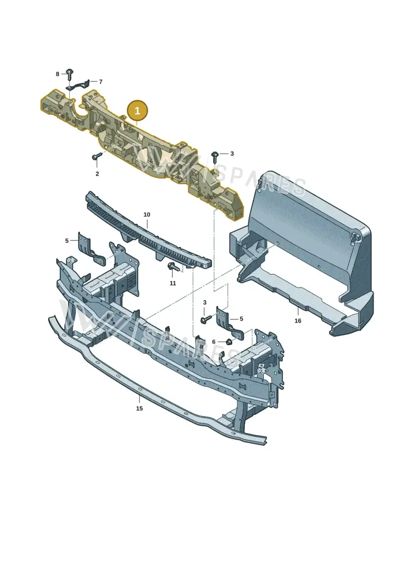 1T3805563B — Volkswagen ID.Buzz (2022-) diagram 15a805000, position 1