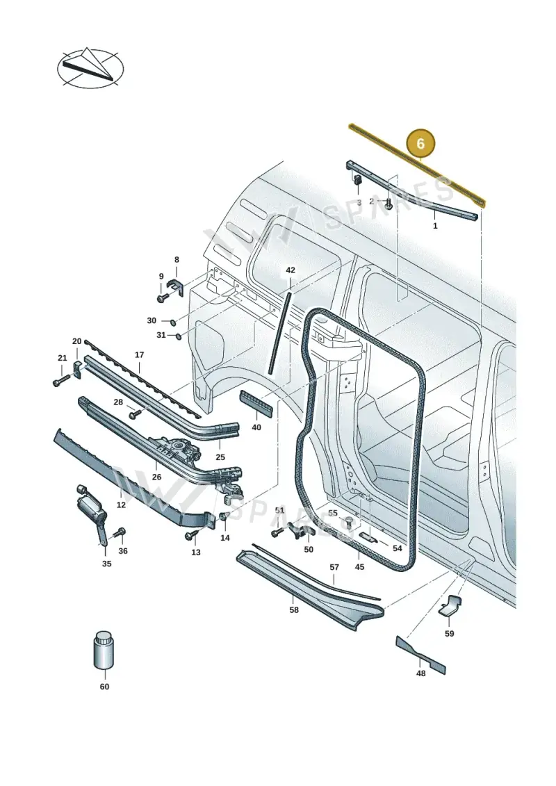 1T3839761E — Volkswagen ID.Buzz (2022-) diagram 15a843500, position 6