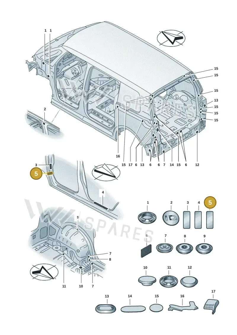 1T3843380 — Volkswagen ID.Buzz (2022-) diagram 15a803690, position 5