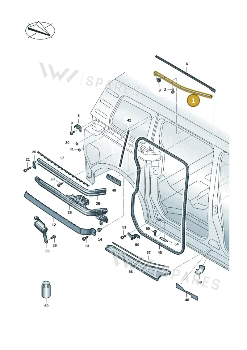 1T3843859D — Volkswagen ID.Buzz (2022-) diagram 15a843500, position 1