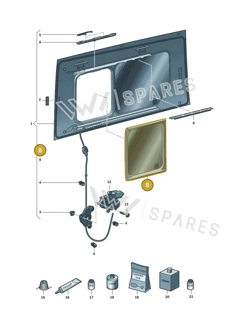 1T3847796 — Volkswagen ID. Buzz (2022-2025) diagram 15a847000, position 8