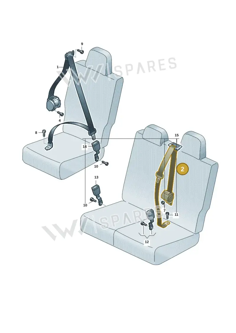 1T3857807BRAA — Volkswagen ID.Buzz (2022-) diagram 15a857720, position 2